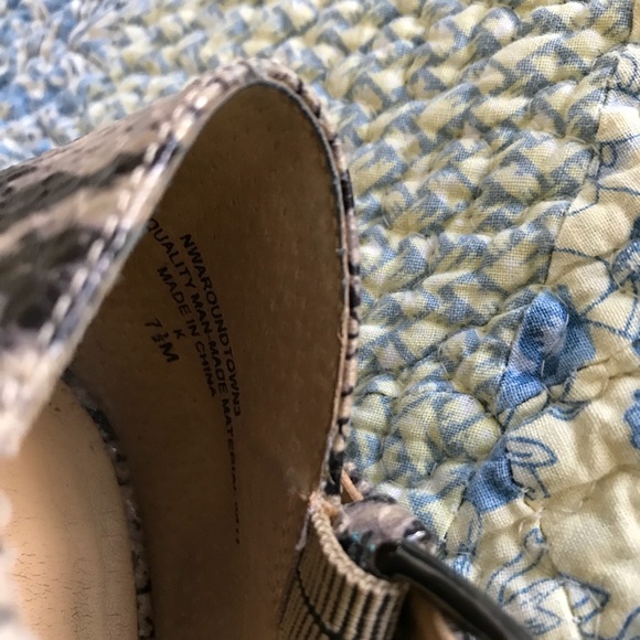 Nine West snakeskin heels size 7-1/2 - Picture 8 of 8